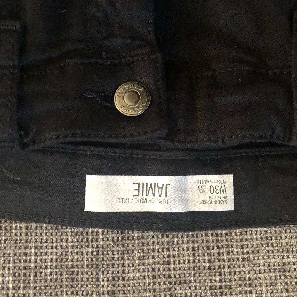 Topshop Jamie  jeans black